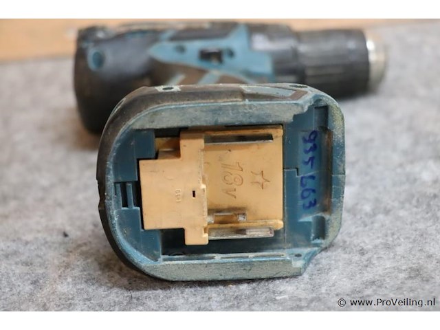 Makita accu-boor schroefmachine ddf459, 18v - afbeelding 4 van  4