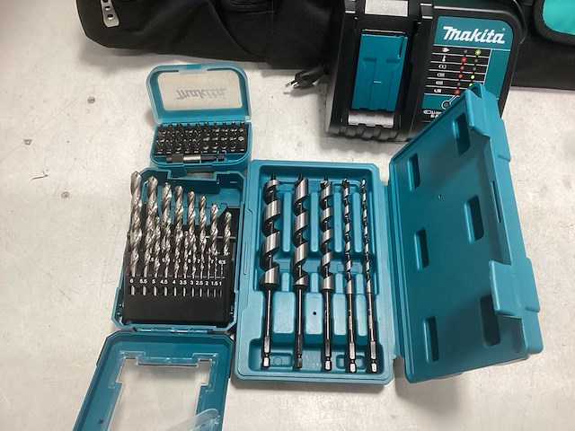Makita accu-boor set 59 delig accessoire handgereedschap - afbeelding 3 van  4
