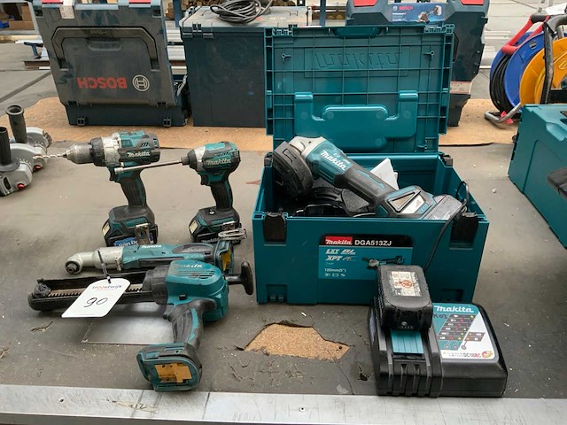 Makita accu gereedschap (5x) - afbeelding 1 van  5