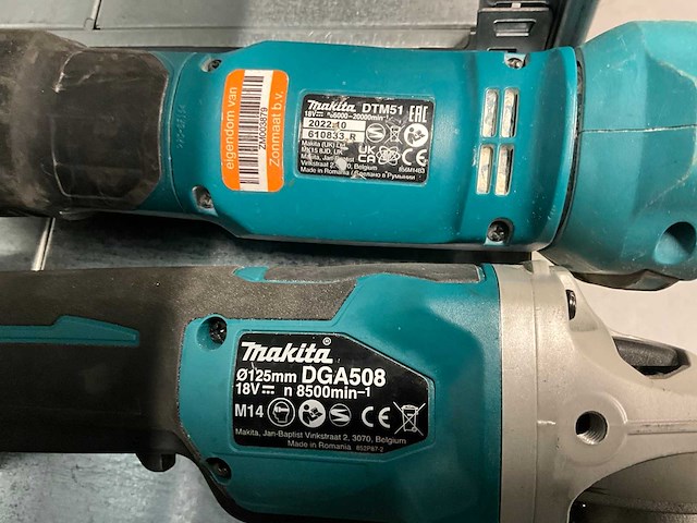 Makita accu gereedschapset - afbeelding 4 van  5