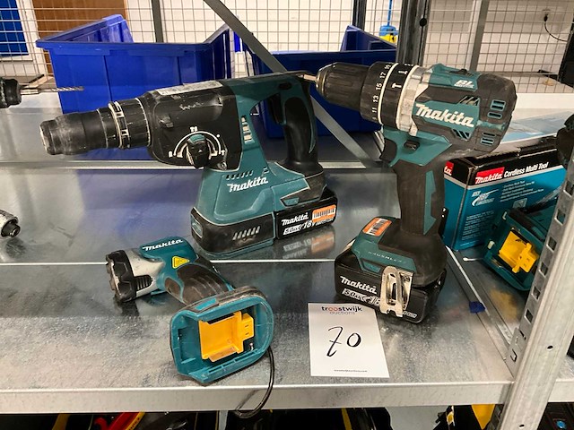 Makita accu gereedschapset - afbeelding 1 van  4