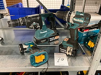 Makita accu gereedschapset - afbeelding 1 van  4