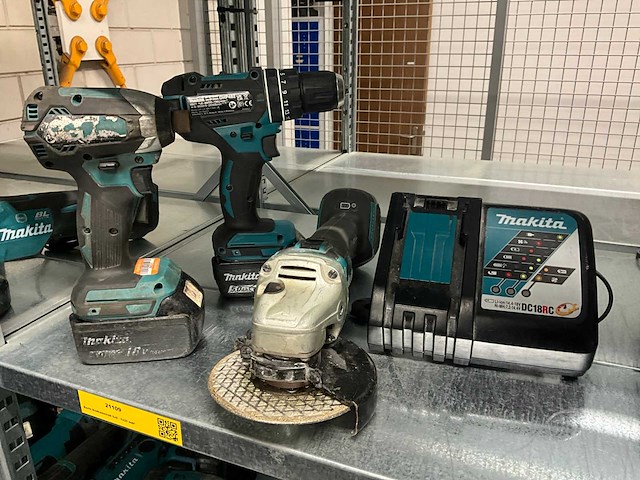 Makita accu gereedschapset - afbeelding 1 van  5