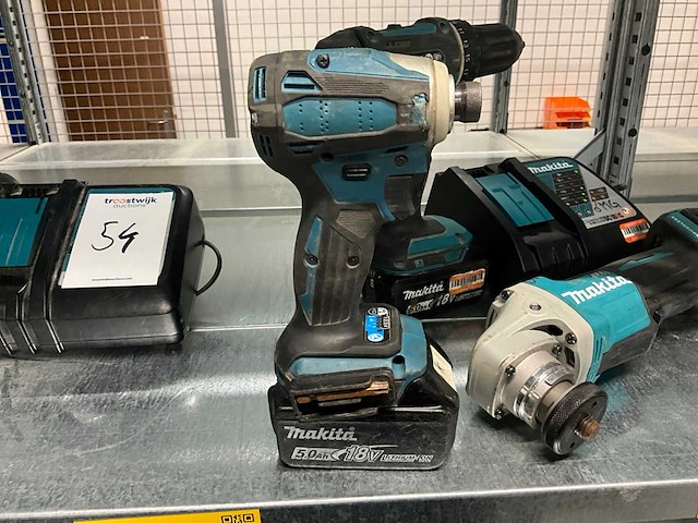 Makita accu gereedschapset - afbeelding 2 van  5
