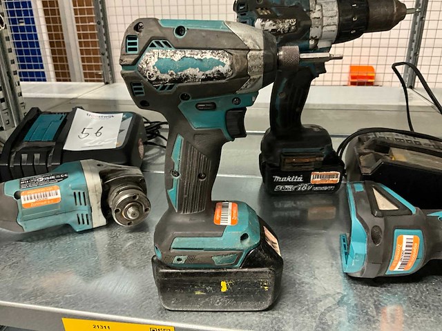 Makita accu gereedschapset - afbeelding 2 van  5