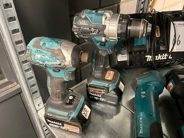 Makita accu gereedschapset - afbeelding 2 van  5