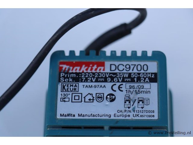 Makita accu haakse boormachine da391d in opbergkoffer - afbeelding 2 van  13