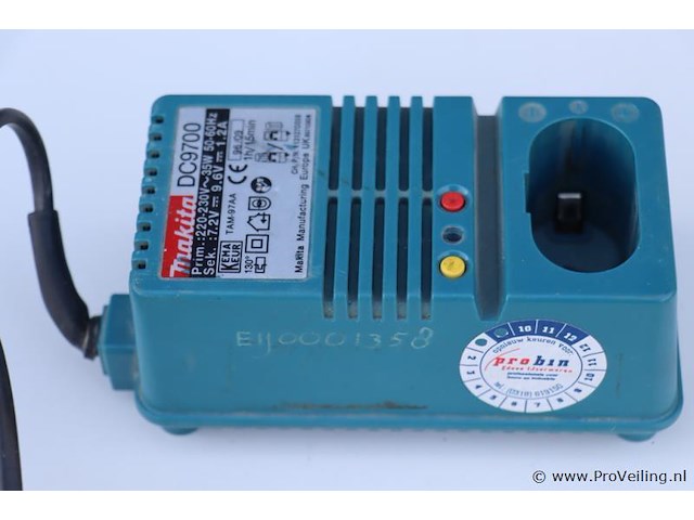 Makita accu haakse boormachine da391d in opbergkoffer - afbeelding 13 van  13