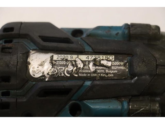 Makita accu slagmoersleutel dtw285 - afbeelding 4 van  4