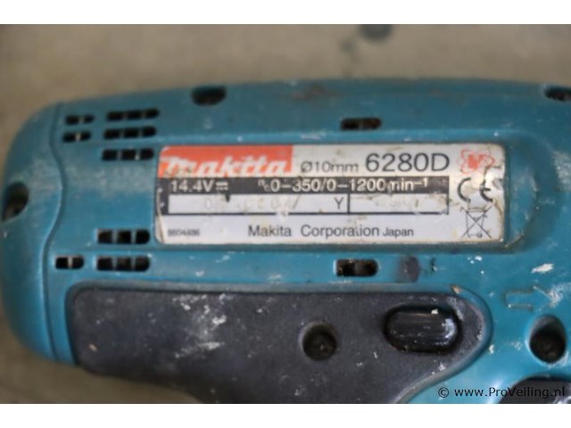 Makita accuboormachine 6280d, 14.4v - afbeelding 4 van  5