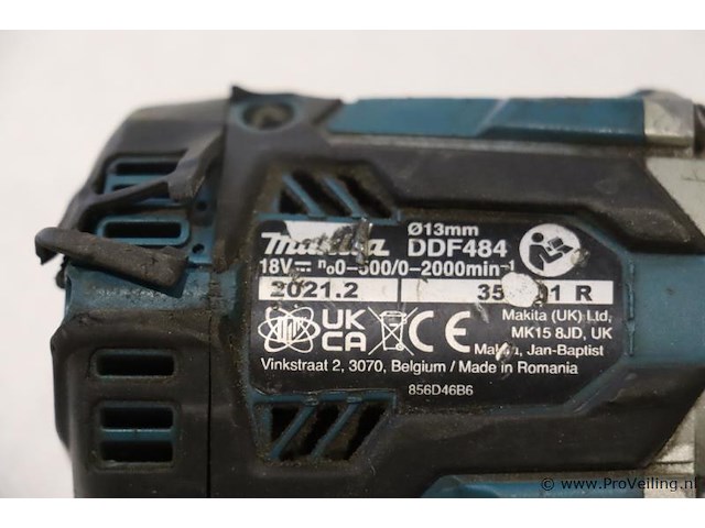 Makita accuboormachine ddf484 - afbeelding 4 van  4