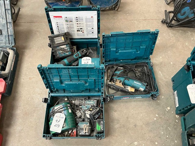 Makita accugereedschap (3x) - afbeelding 1 van  4