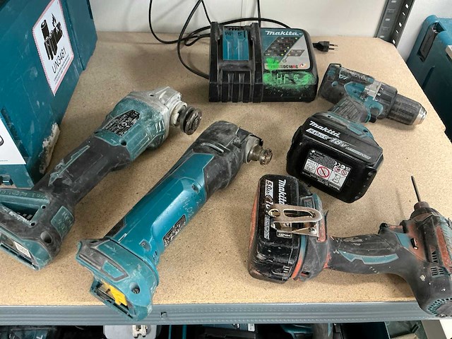 Makita accugereedschap (4x) - afbeelding 2 van  9
