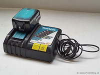 Makita acculader dc18rc t incl. accu 5.0ah, 18v lithium-ion - afbeelding 1 van  7