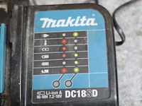 Makita acculader voor schuifaccu's dc18sd - afbeelding 2 van  3