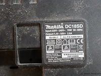 Makita acculader voor schuifaccu's dc18sd - afbeelding 3 van  3
