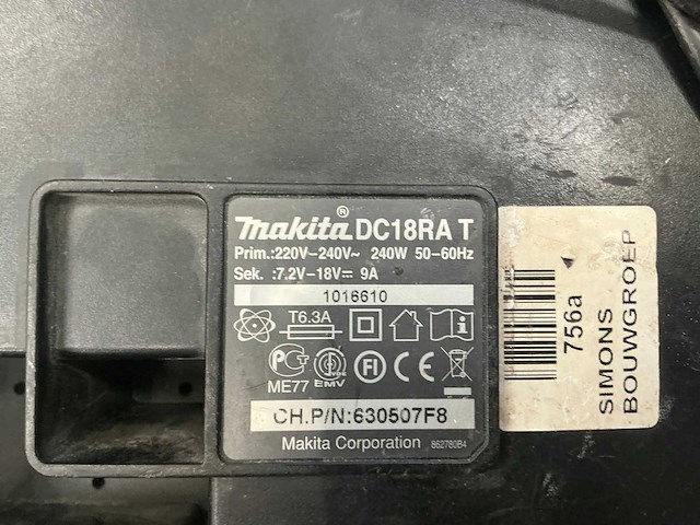 Makita accu's en laders (5x) - afbeelding 4 van  13