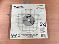 Makita b-10665-5 doorslijpschijven 1 doos 5 stuks - afbeelding 1 van  3