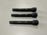 Makita b-55712 verlengstuk 1/2" 150mm (3x) - afbeelding 1 van  1