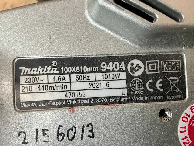 Makita bandschuurmachine en bovenfrees - afbeelding 5 van  6