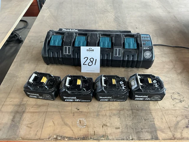 Makita batterij oplader - afbeelding 5 van  6