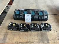 Makita batterij oplader - afbeelding 5 van  6