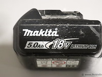 Makita bl 1850b lithium-ion 5.0ah accu, 18v - afbeelding 2 van  3