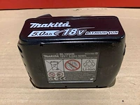 Makita bl1850b lxt 5.0 ah accu - afbeelding 5 van  5