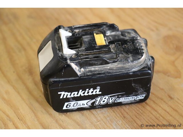 Makita bl1860b lithium-ion accu, 6.0ah, 18v - afbeelding 1 van  5