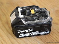 Makita bl1860b lithium-ion accu, 6.0ah, 18v - afbeelding 1 van  5