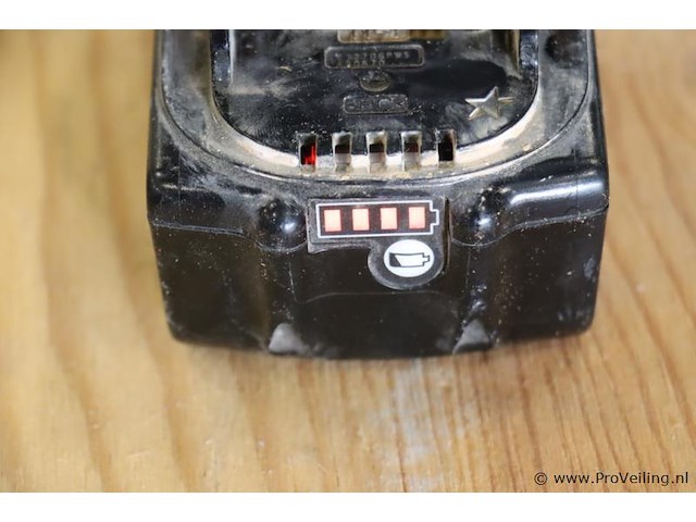 Makita bl1860b lithium-ion accu, 6.0ah, 18v - afbeelding 3 van  5