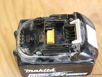 Makita bl1860b lithium-ion accu, 6.0ah, 18v - afbeelding 4 van  5