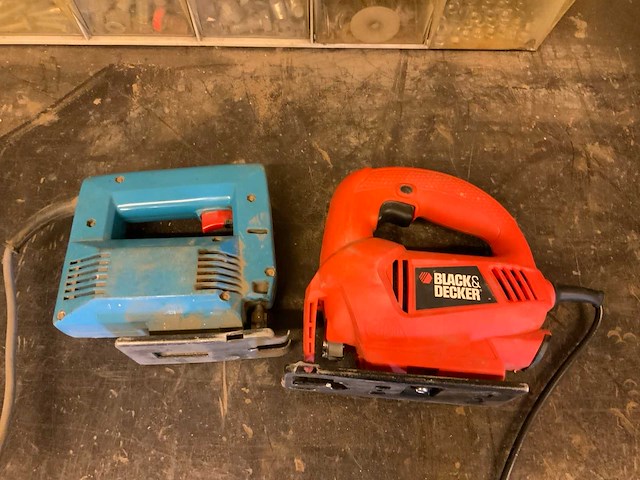 Makita / black & decker ks500 decoupeerzaag (2x) - afbeelding 1 van  7