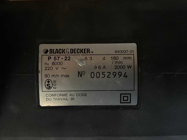 Makita / black&decker haakse slijpmachine (2x) - afbeelding 5 van  6