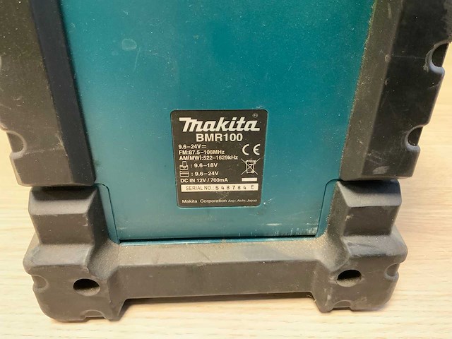 Makita bmr100 radio - afbeelding 3 van  3