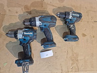 Makita boor-/schroefmachine (3x) - afbeelding 1 van  1