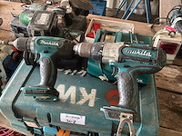 Makita boormachine (2x) - afbeelding 1 van  7