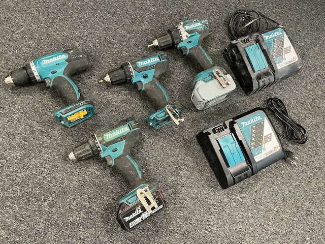 Makita boormachine (4x) - afbeelding 1 van  8