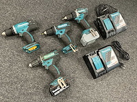 Makita boormachine (4x) - afbeelding 1 van  8