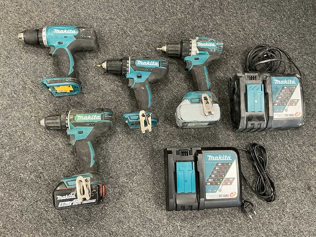 Makita boormachine (4x) - afbeelding 2 van  8
