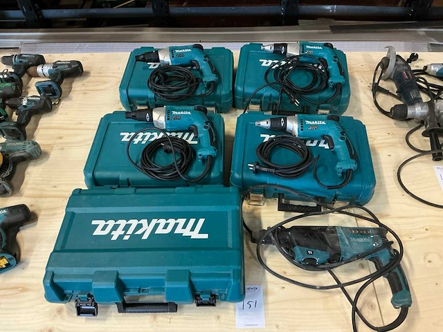 Makita boormachine (5x) - afbeelding 1 van  8