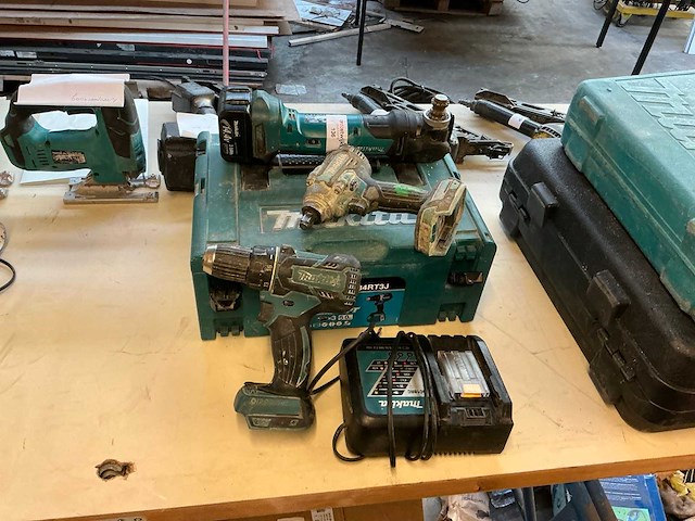 Makita boormachine, slagmoersleutel, multi-tool - afbeelding 1 van  7