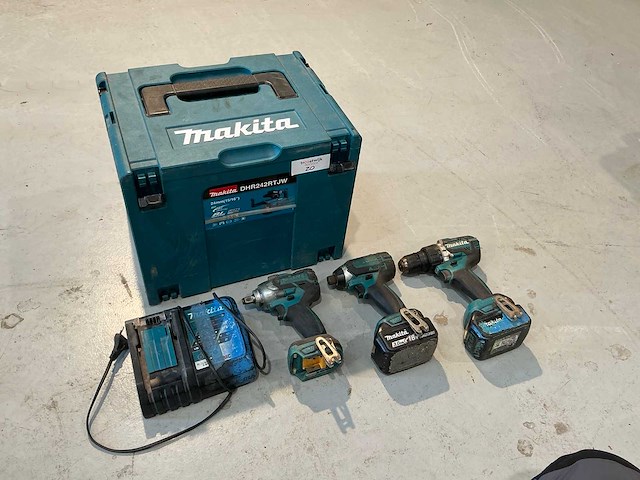 Makita boormachine, slagschroevendraaier en slagmoersleutel - afbeelding 1 van  4