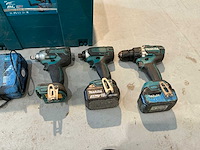 Makita boormachine, slagschroevendraaier en slagmoersleutel - afbeelding 2 van  4