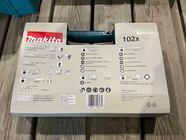 Makita boren- en bitset - afbeelding 6 van  6