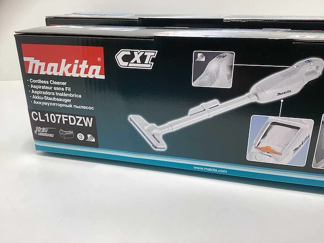 Makita cl107fdzw accu stofzuiger (2x) - afbeelding 5 van  15