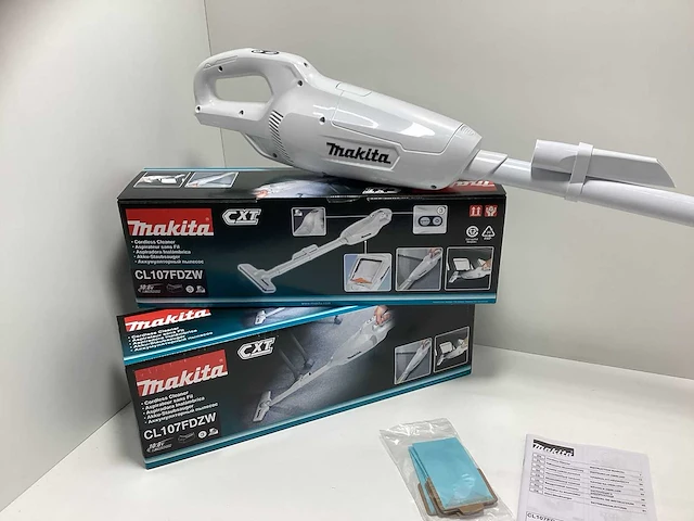 Makita cl107fdzw accu stofzuiger (2x) - afbeelding 15 van  15
