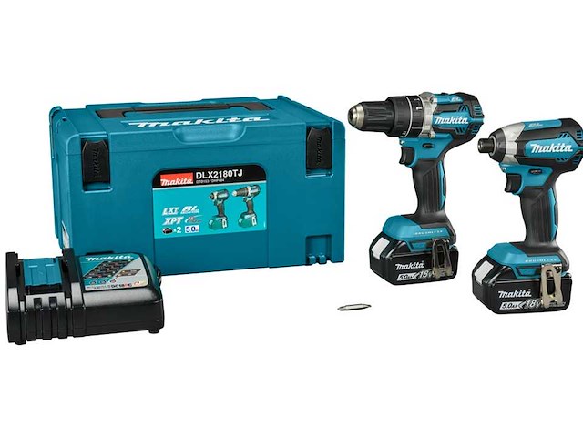 Makita combiset klopboormachine + slagschroevendraaier - afbeelding 1 van  2