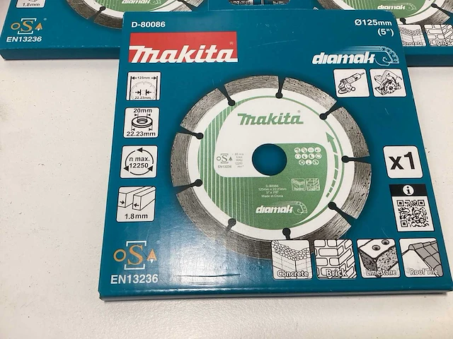 Makita d-80086 diamantschijf van 125 mm (5x) - afbeelding 3 van  4
