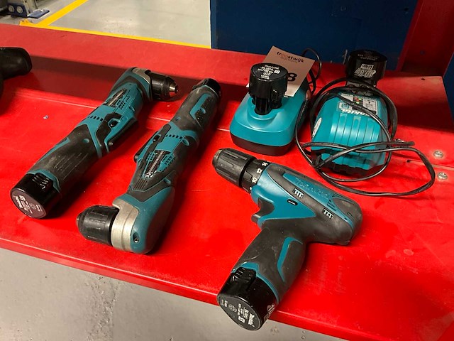 Makita da331d/ df330d schroefboormachine (3x) - afbeelding 1 van  7